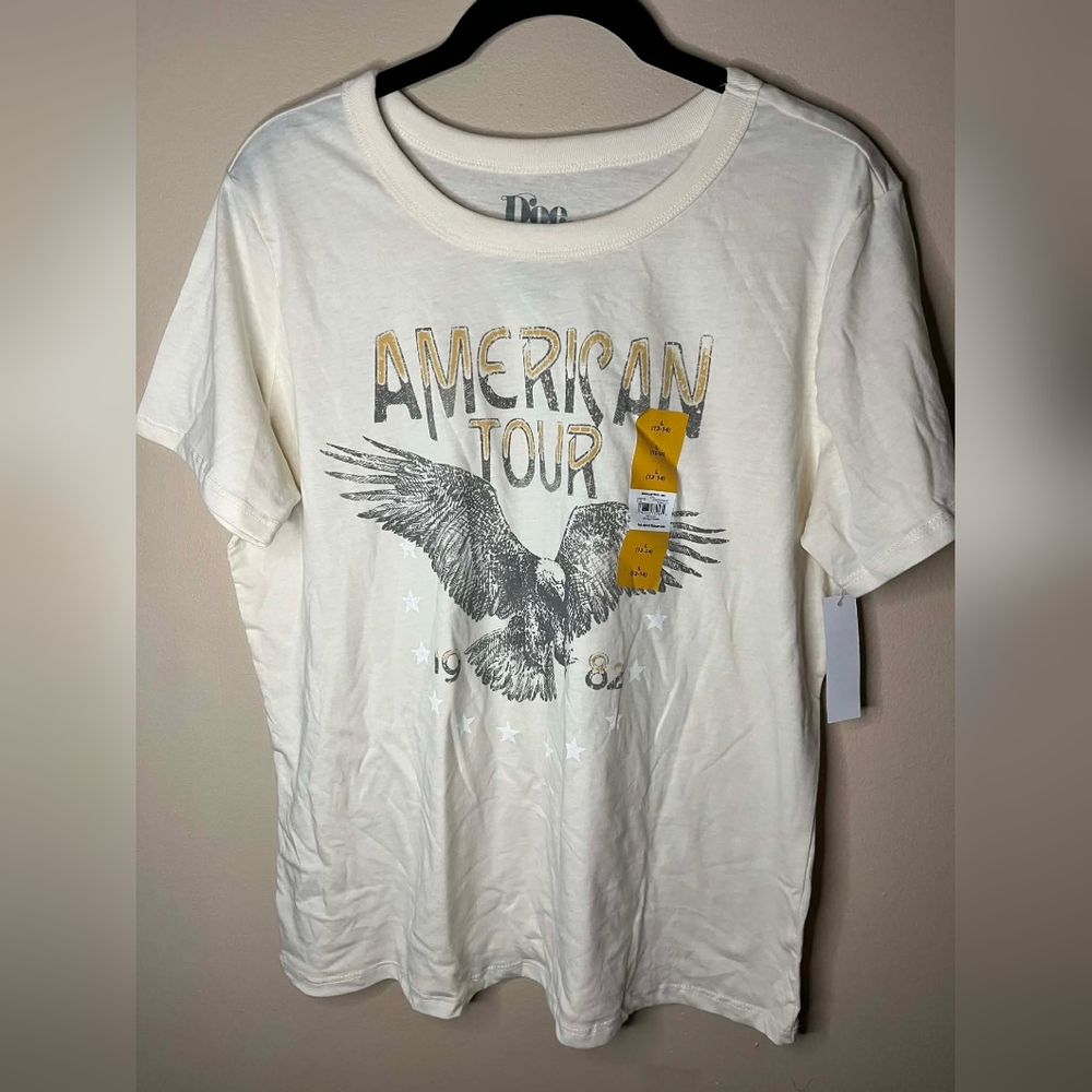 Doe American Tour Classic Rock Ladies Fit Large Tshirt
